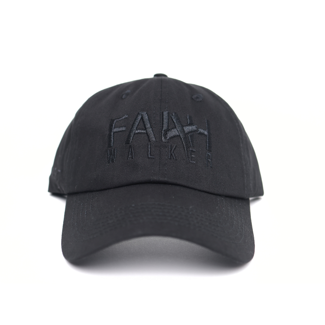 Black on Black Faith Walker Dad Hat